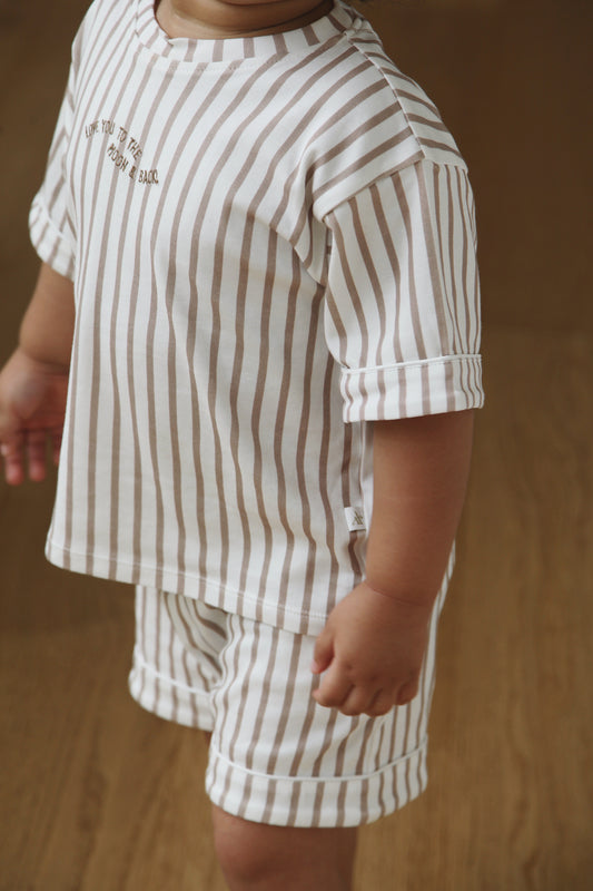 Moon & Back Short Sleeve Set