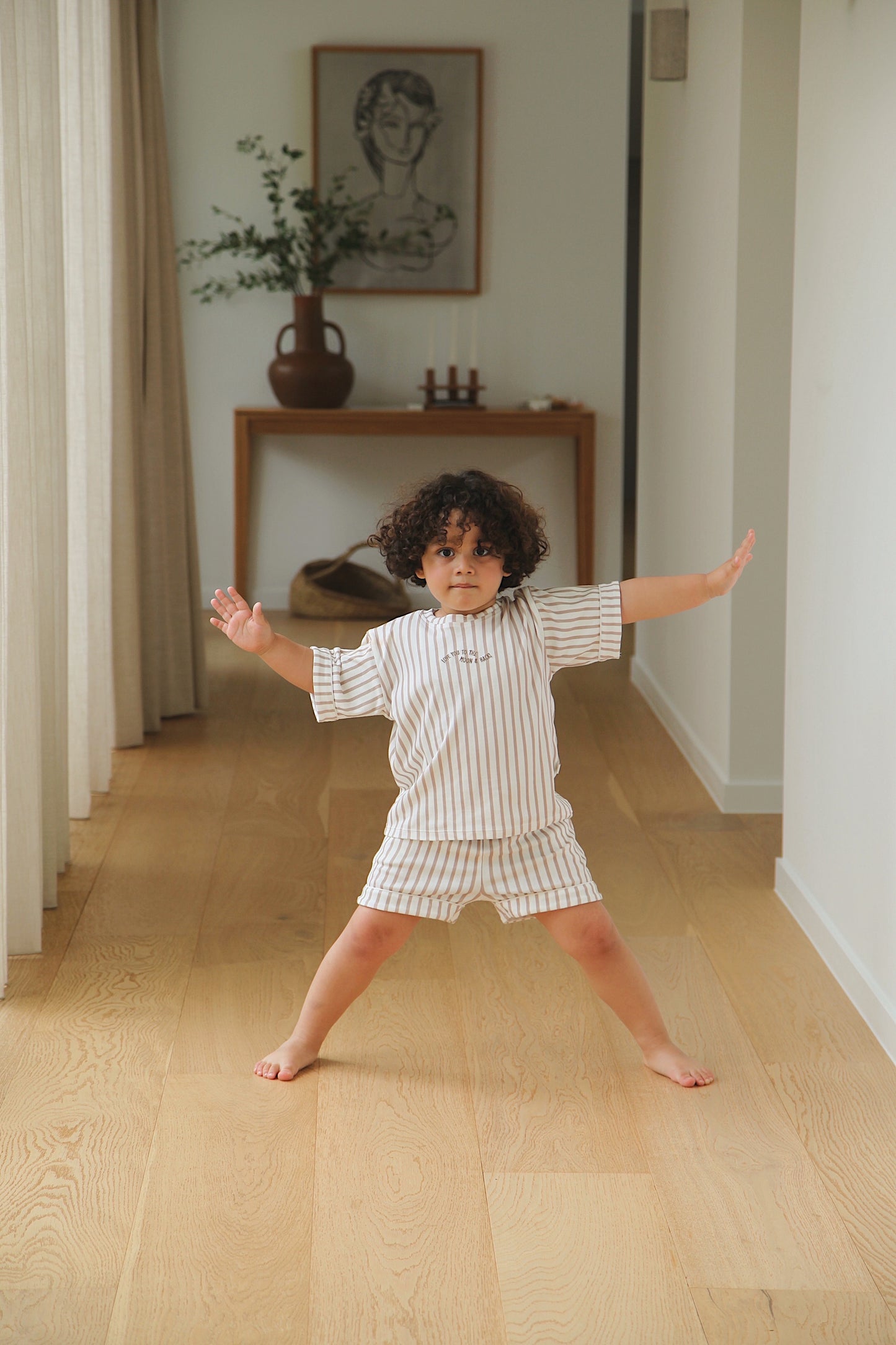 Moon & Back Short Sleeve Set